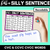 1 for Decodable Sentences with CVC CVCC CCVC Words - Roll a Silly Sentence Phonics