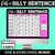 7 for Roll a Silly Sentence PRINT and DIGITAL Bundle