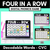 4 for Four in a Row PRINT & DIGITAL Bundle