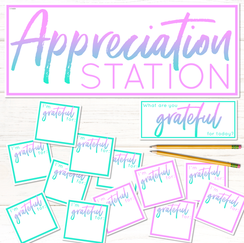 Appreciation Station - Classroom or Staffroom Gratitude Display