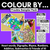 1 for COLOUR BY... Heart Words, Rhyme, Digraphs, Number, Addition, Subtraction & more