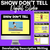 1 for Show Don't Tell Descriptive Writing & Vocabulary Lessons - PowerPoint Slides