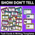 1 for Show Don't Tell Descriptive Writing & Vocabulary - Task Cards & Writing Templates