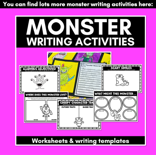 Resource preview 2 for Monster Descriptions Writing Template Freebie