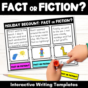 Fact or Fiction Writing Templates
