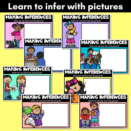 Resource preview 2 for Making Inferences Prompts - Learning to Infer with Pictures, Photos & Text - PowerPoint