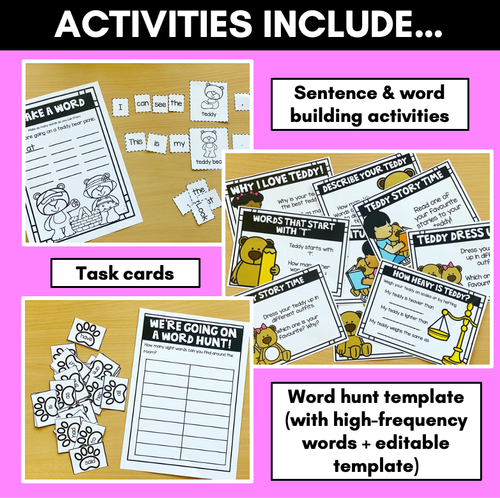 Resource preview 3 for Teddy Bear's Picnic Pack - Teddy-Bear Themed Literacy & Numeracy Activities