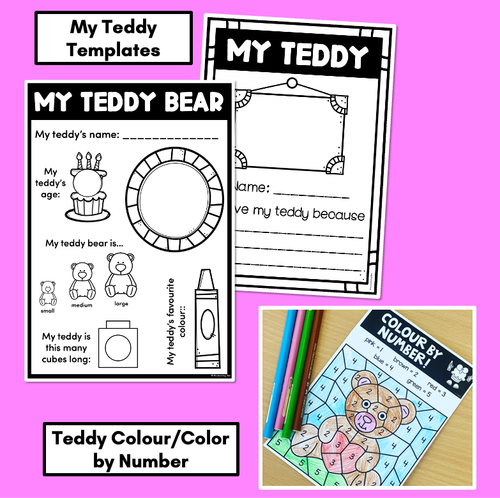 Resource preview 3 for Teddy Bear's Picnic Banners & Freebie Templates