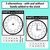 2 for Parts of an Analog Clock - Cut & Paste Activity