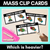 1 for Mass Clip Cards - Which is heavier?