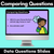 1 for Comparing Questions - Data Questions Digital Slides