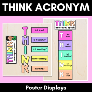 THINK Acronym Posters