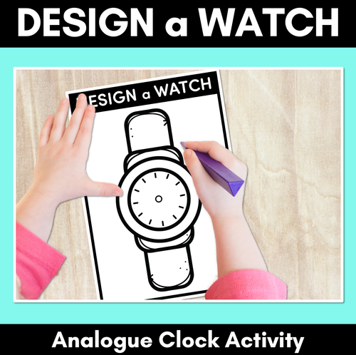 Resource preview 1 for Design a Watch - Analog Clock Activity