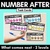 1 for Numbers After Task Cards - Open Ended Counting Activity Cards