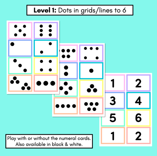 Resource preview 2 for Subitise Snap or Subitising Flash Cards - 3 Levels