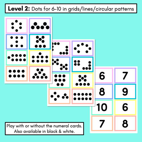 Resource preview 3 for Subitise Snap or Subitising Flash Cards - 3 Levels