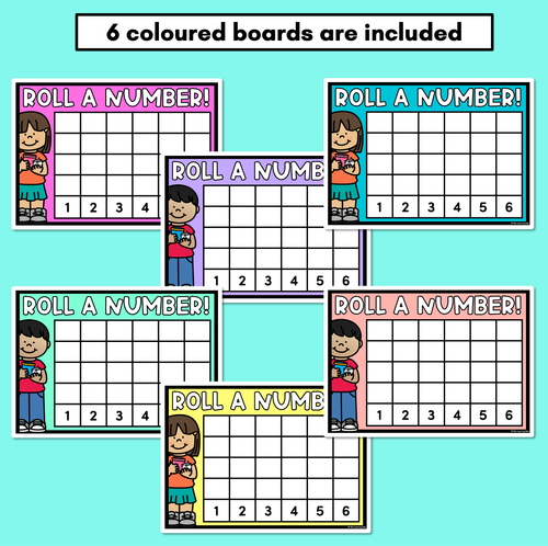 Resource preview 3 for Roll a Number - Subitising Activity with Dice for 1-6