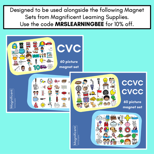 Resource preview 5 for Read & Cover CVC Words & CVCC CCVC Words