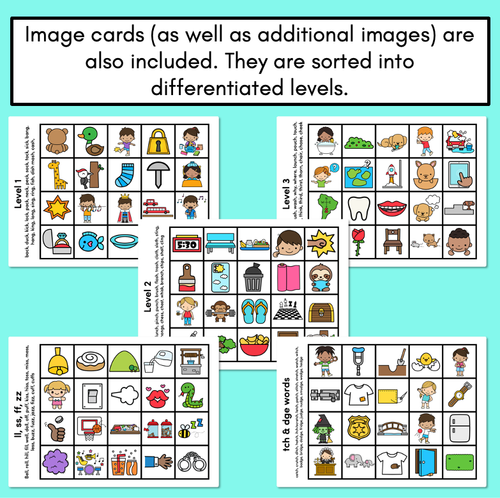 Resource preview 3 for I Spy - Games for Consonant Digraphs & Trigraphs