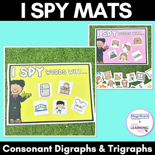 Resource preview 1 for I Spy - Games for Consonant Digraphs & Trigraphs