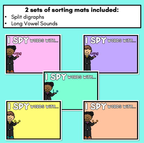 Resource preview 2 for I Spy - Games for Long Vowels & Split Digraphs