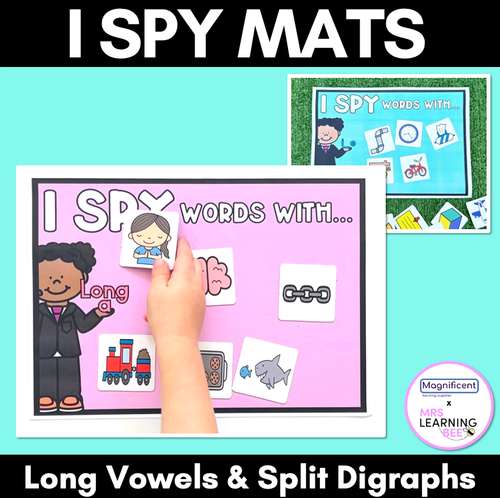 Resource preview 1 for I Spy - Games for Long Vowels & Split Digraphs