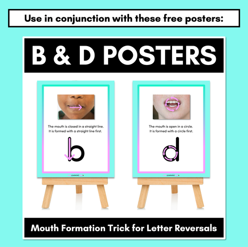 Resource preview 4 for Letter Reversal Worksheets for b and d