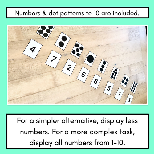 Resource preview 3 for Subitising Warm Up Activity 1-10