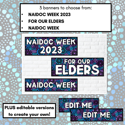 Resource preview 2 for NAIDOC WEEK HEADERS - Saltwater Dreamtime