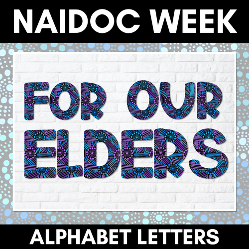 Resource preview 1 for NAIDOC WEEK ALPHABET LETTERS - Saltwater Dreamtime