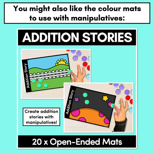 Resource preview 4 for Addition Stories: Open-Ended Worksheets