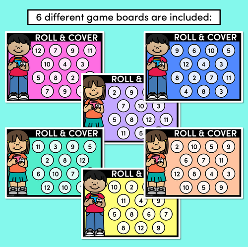 Resource preview 3 for Roll & Cover - Addition to 12 Game