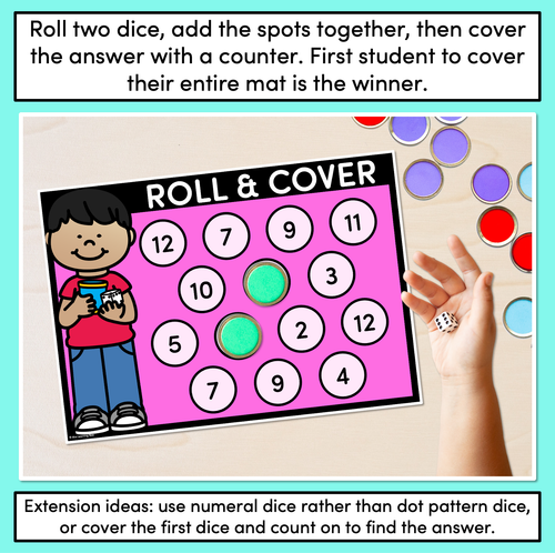 Resource preview 2 for Roll & Cover - Addition to 12 Game