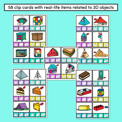 Resource preview 4 for 3D Objects in Real Life - Clip Cards