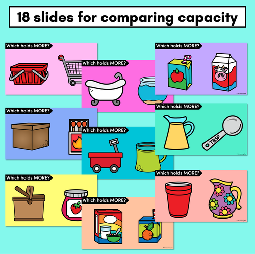 Resource preview 2 for Capacity Digital Slides - which holds more or less?