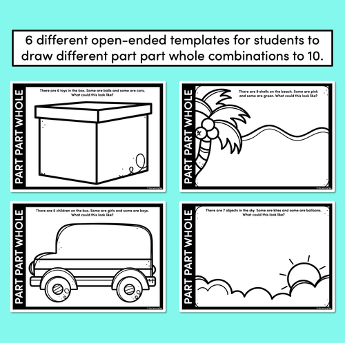 Resource preview 3 for Part Whole Open-Ended Templates