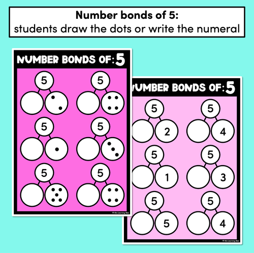 Resource preview 2 for Number Bonds to 5, 10 and 20 - Mat Templates