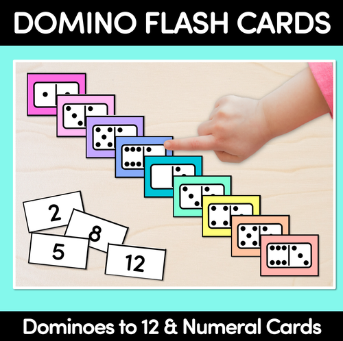 Resource preview 1 for Dominoes Flash Cards