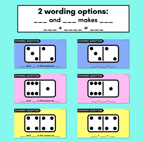 Resource preview 3 for Domino Addition Slides