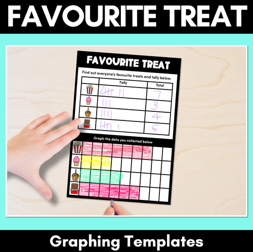 Resource preview 1 for Favourite Treat Graphing Templates