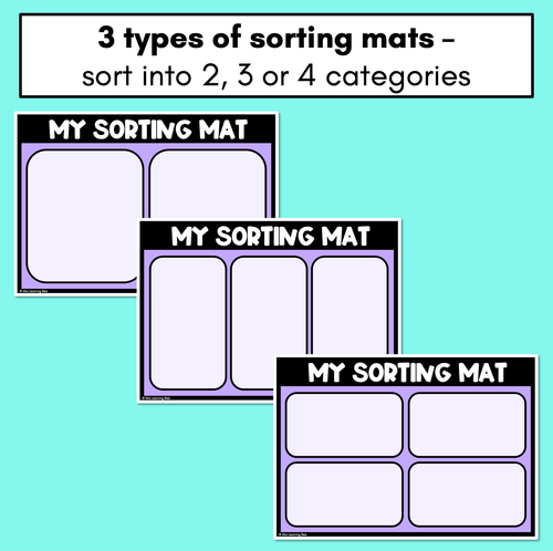 Resource preview 2 for Classification Sorting Mats