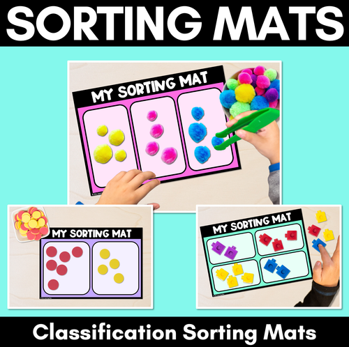 Classification Sorting Mats - Mrs Learning Bee