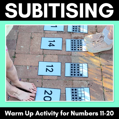 Resource preview 1 for Subitising Warm Up Activity 11-20