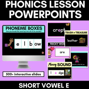 Short Vowel Sound E PowerPoint - E, EA