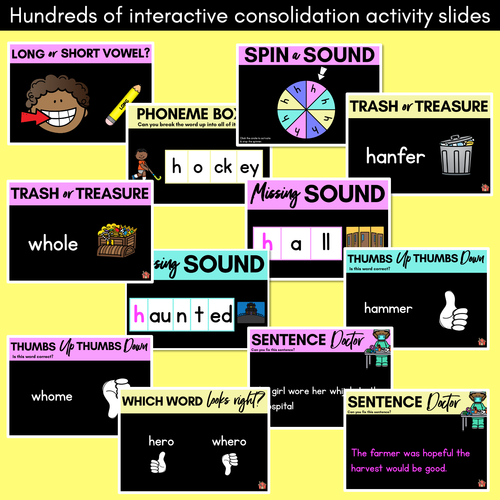 Resource preview 4 for Consonant Sound H PowerPoint