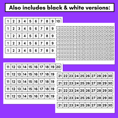 Resource preview 4 for Number Line Templates