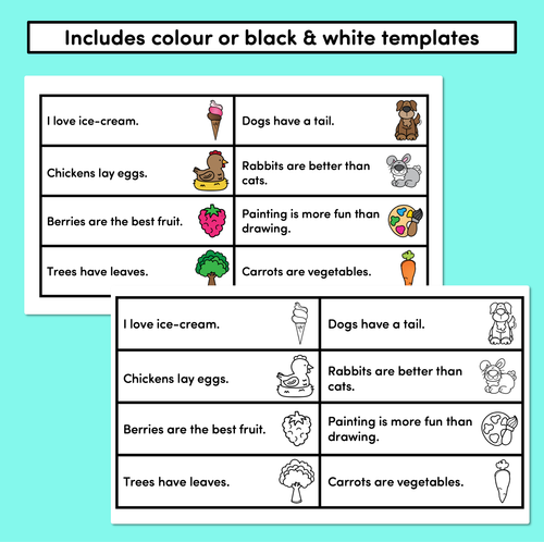 Resource preview 2 for Fact or Opinion Cut & Paste Activity