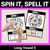 1 for SPIN IT SPELL IT LONG VOWEL E WORDS - No Prep Phonics Activities