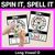 1 for SPIN IT SPELL IT LONG VOWEL O WORDS - No Prep Phonics Activities