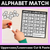 1 for Alphabet Match Worksheets - Uppercase & Lowercase Cut & Paste Activity